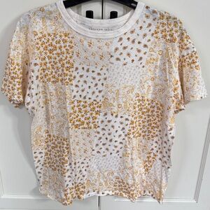 American Eagle paisley and floral top XS